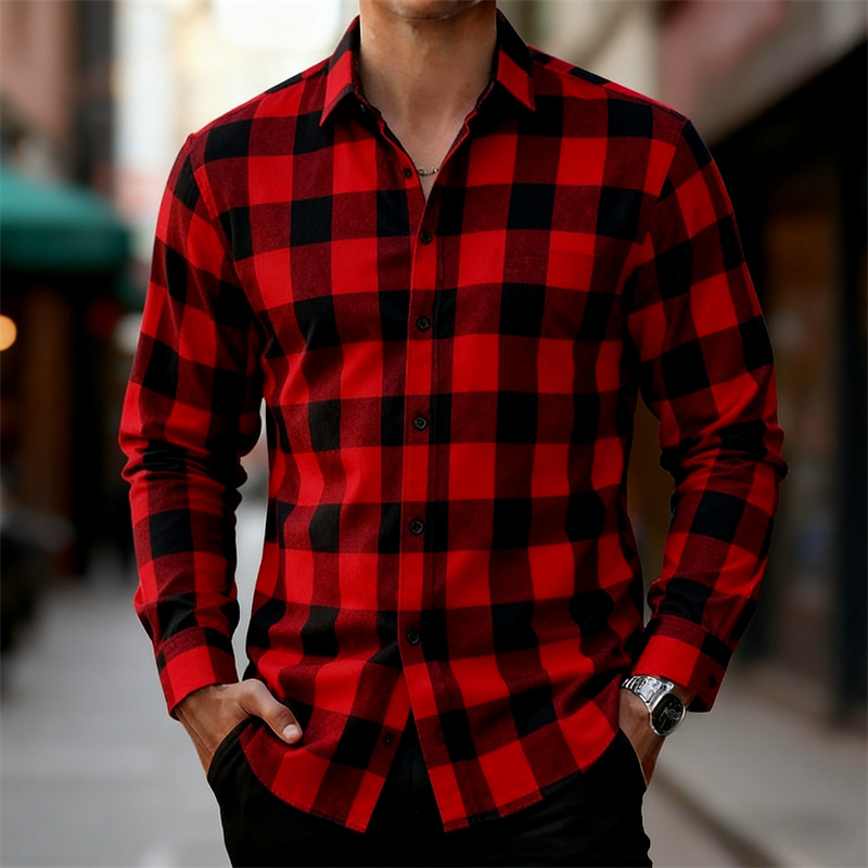 Camicia Classica da Uomo a Qua - Flannel Shirt Lined recensione e prezzo